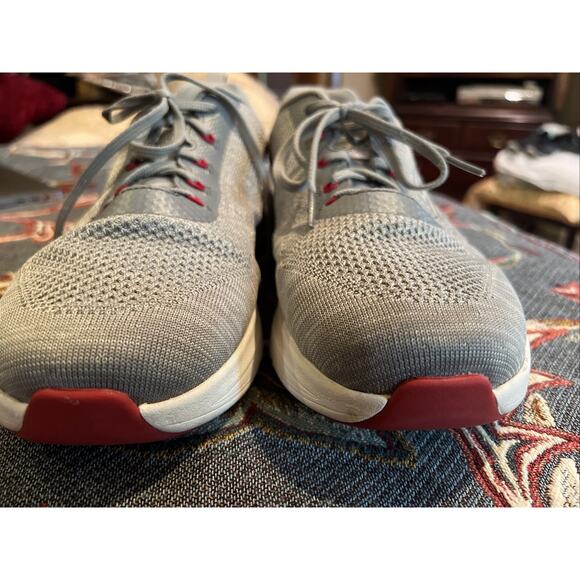 Skechers Go Run Gray Men's Size 11 Mesh Top Lace-Up EUC - Picture 6 of 7